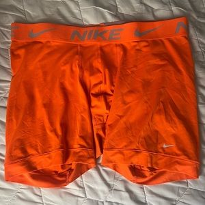 Orange Nike boxerbriefs size large